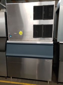 Used Hoshizaki 1875 Lb Self Contained Ice Maker With Bin