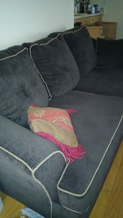 Dark brown sofa