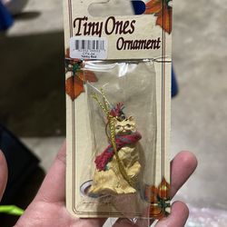 Tiny Ones Ornament - cat