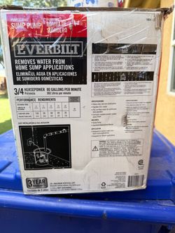 Everbilt 3/4 HP Professional Sump Pump