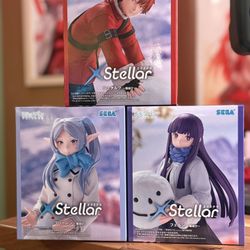 Frieren: Beyond Journey's End XStellar Snow Play Frieren Fern Stark Figure Set