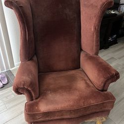Vintage Wingback Chair (Project Piece)