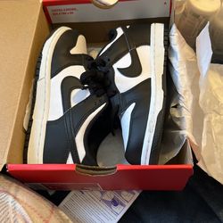 1y Nike Dunk Low Blk/white Kid