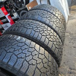 4 used tires Lt37x12.50r20 Falken Wldpeak AT3 $350.00