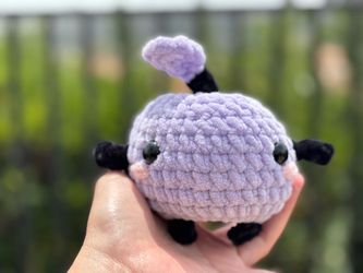 Crochet Purple Junimo plushie