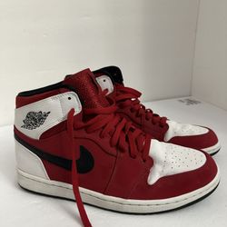 Air Jordan 1 Retro Mid red/white/black 