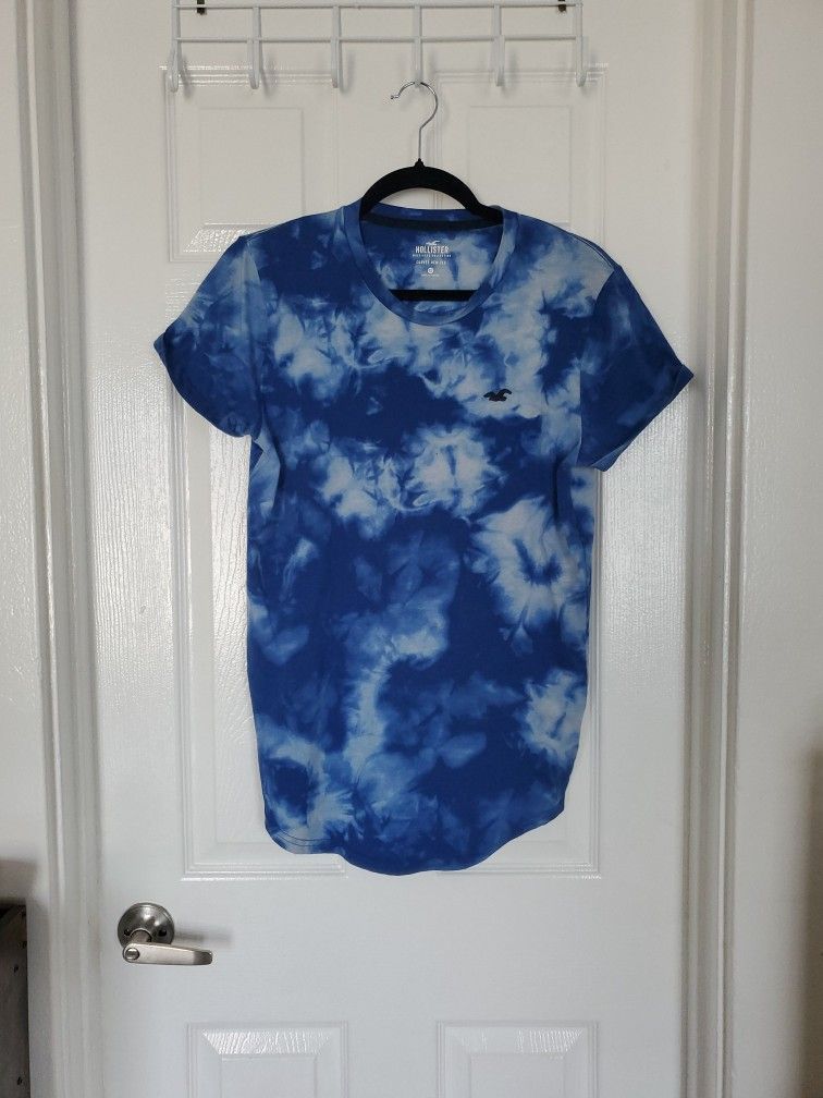 💙 Hollister Blue Tie-Dye Tee - Size XSmall (Men's) 💙