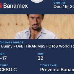 Bad Bunny Tickets CDMX