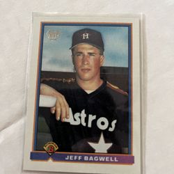 Jeff Bagwell Rookie Ungraded. Excellent Condition 