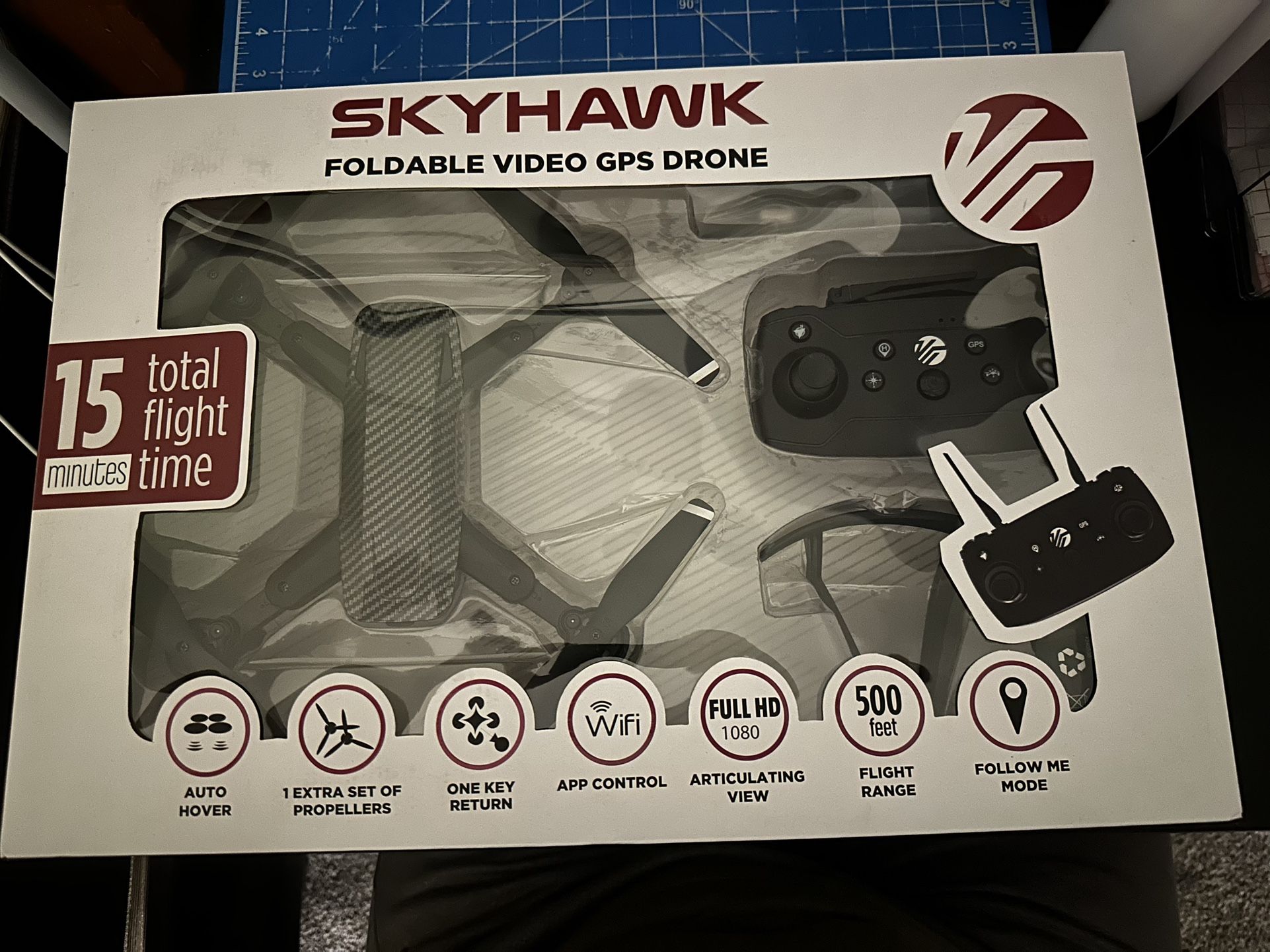 Skyhawk 1080P HD Video Recording Aerial Drone