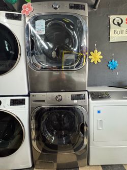 LG ThinQ washer and dryer (stackable)