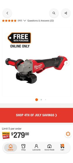 Milwaukee M18 fuel grinder