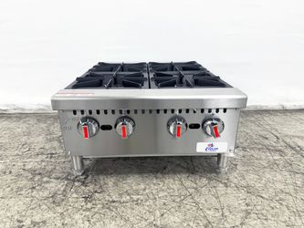 NSF 24 ins four burner hotplate HWS-4