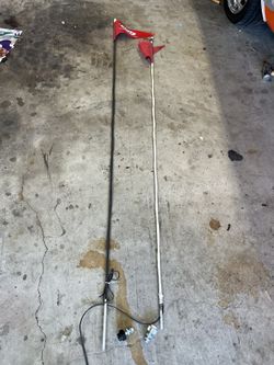 Atv Whips With Quick Release 