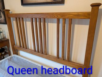 Everything is free until 4:00 p.m. today but it's just bolted on - Queen headboard and box spring