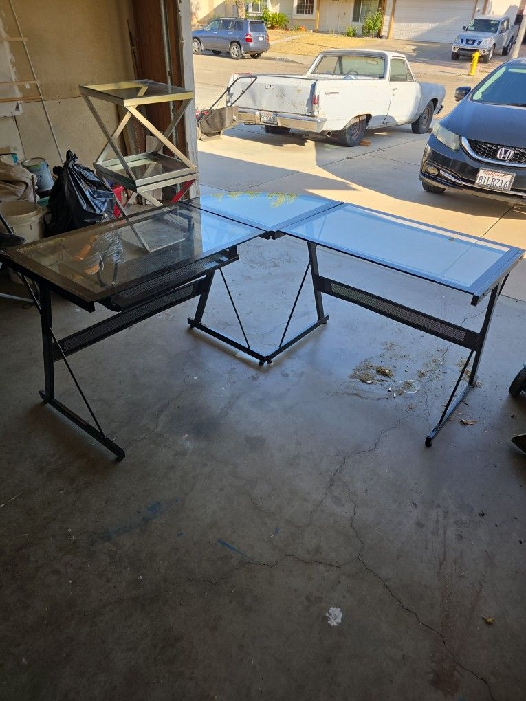Glass Desk