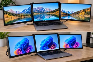 FlicHp S3 Portable Monitors – 2-Screen Set