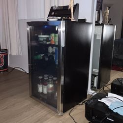 Glass door mini fridge - $180, originally $270 - Make A Reasonable Offer
