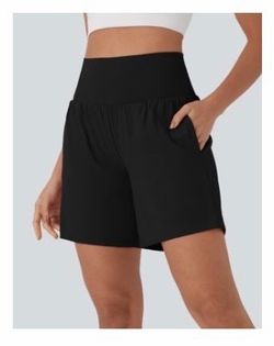 2 Halara XL 7” yoga shorts