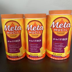 Metamucil psyllium fiber supplement 4-in-1 Fiber Orange 
