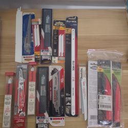 Assorted Saw Blades "Brand New"