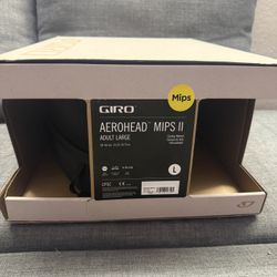 Giro Aerohead II MIPS Large Helmet Matte White Time Trail Road Bike