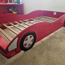 Red Race Car Bed