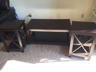 Cofee Table With Two End Tables