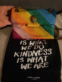 Kurt Geiger London Rainbow Crystal Mini Bag