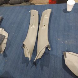 03-09 Toyota 4Runner Right Left Side Windshield A Pillar Trim stone gray grey