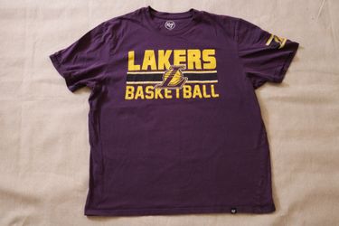 '47 Brand NBA Los Angeles Lakers LA Basketball Purple Tee Women's Large