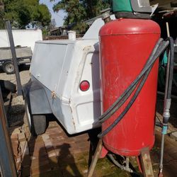 Diesel Air Compressor Sand Blasting Unit 