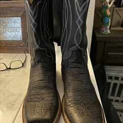 Tony Lama Men's Sealy Square Toe Western Boots. 