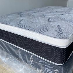 King Euro Bamboo Pillow Top Mattress!!