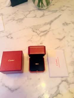 Cartier ring small thin size 62