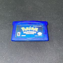 Nintendo Gameboy Advance Pokemon Sapphire Authentic