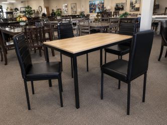 5-Piece Dining Set | Dining Table with 4 Chairs | Financing Available | Free Home Delivery