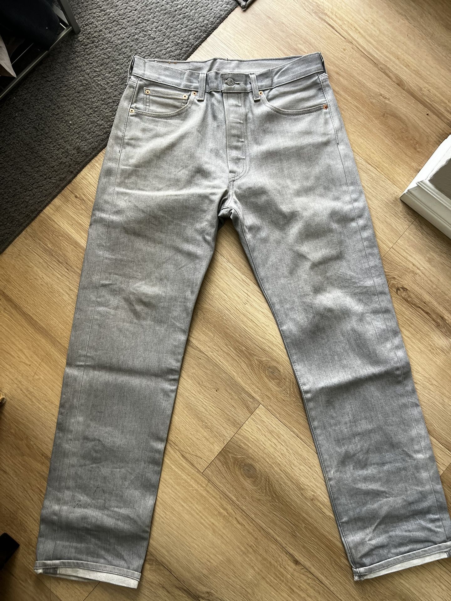 Levi, 501 Shrink To Fit Gray 34x33