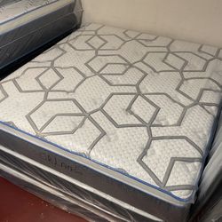 King Size Mattress 14” Inches Thick Pillow Top Deluxe All Size Direct From Factory Same Day Delivery Available 