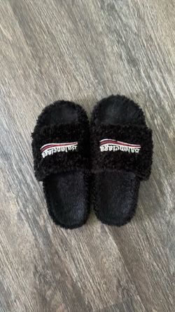 Balenciaga black slides