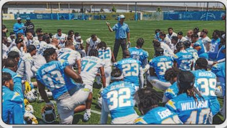 LA CHARGER'S WEEKEND TRAINING CAMP
