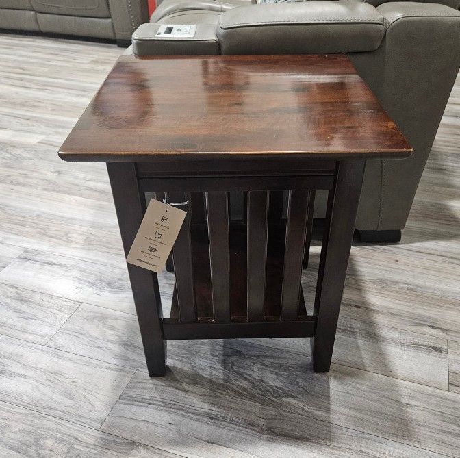 Atlantic Furniture Walnut End Table