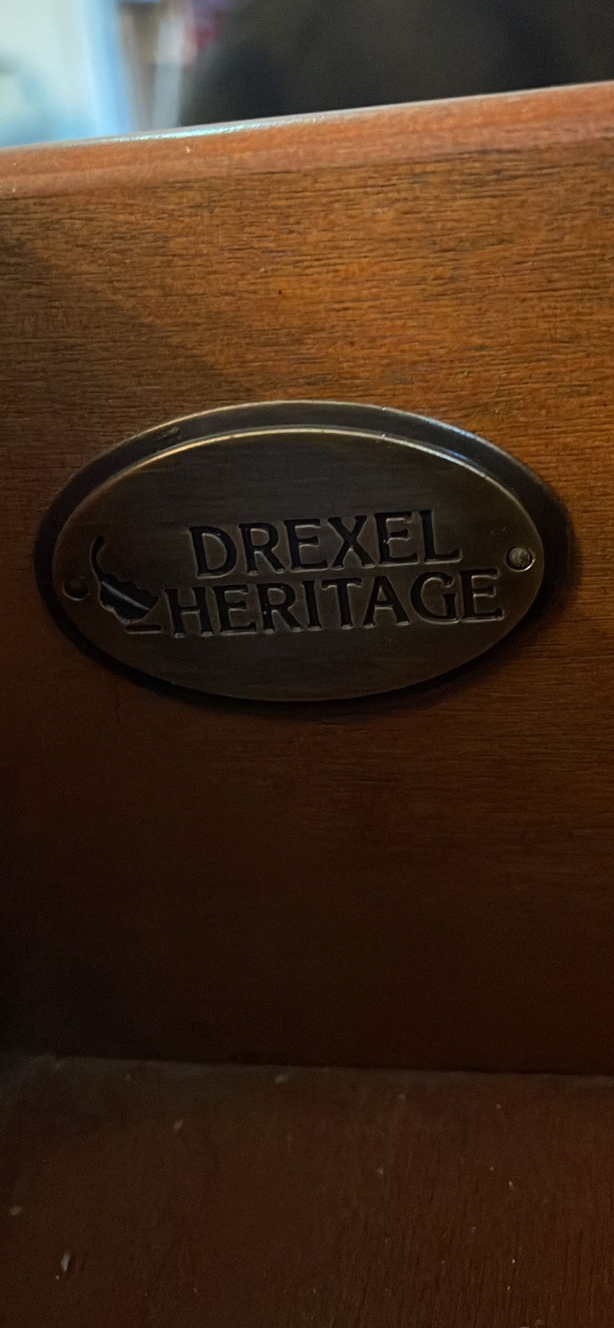 Drexel Heritage Marble Top Dresser (set Of 2)