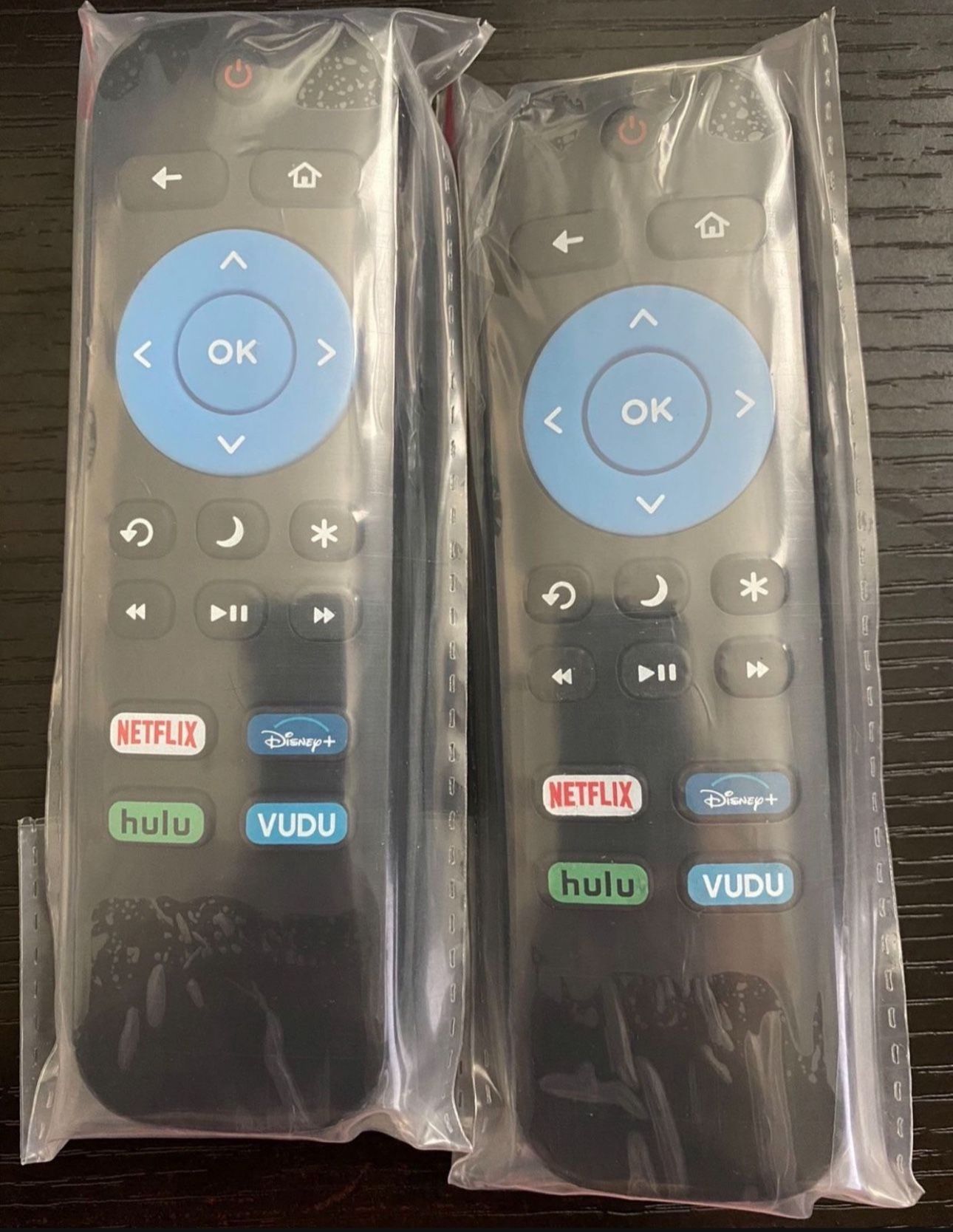 2 Pack ONN Roku TV Remote Control with Disney button