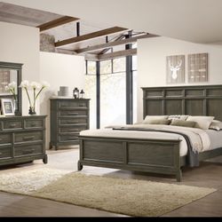 Spring Sale! New Lynde Solid Wood Bedroom Set Only $799. Easy Finance Option. Same-Day Delivery.