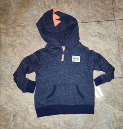 Carters baby boy hooded jacket new