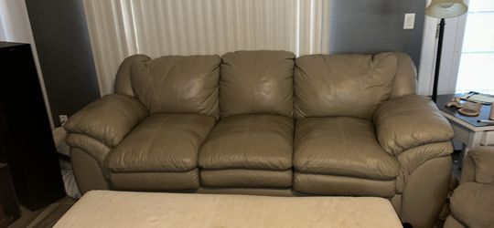 Leather couch