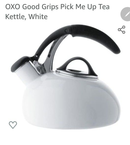 Available - XOXO Good GRIP pick Me Up TEA KETTLE - VERY CLEAN INSIDE AND OUT
