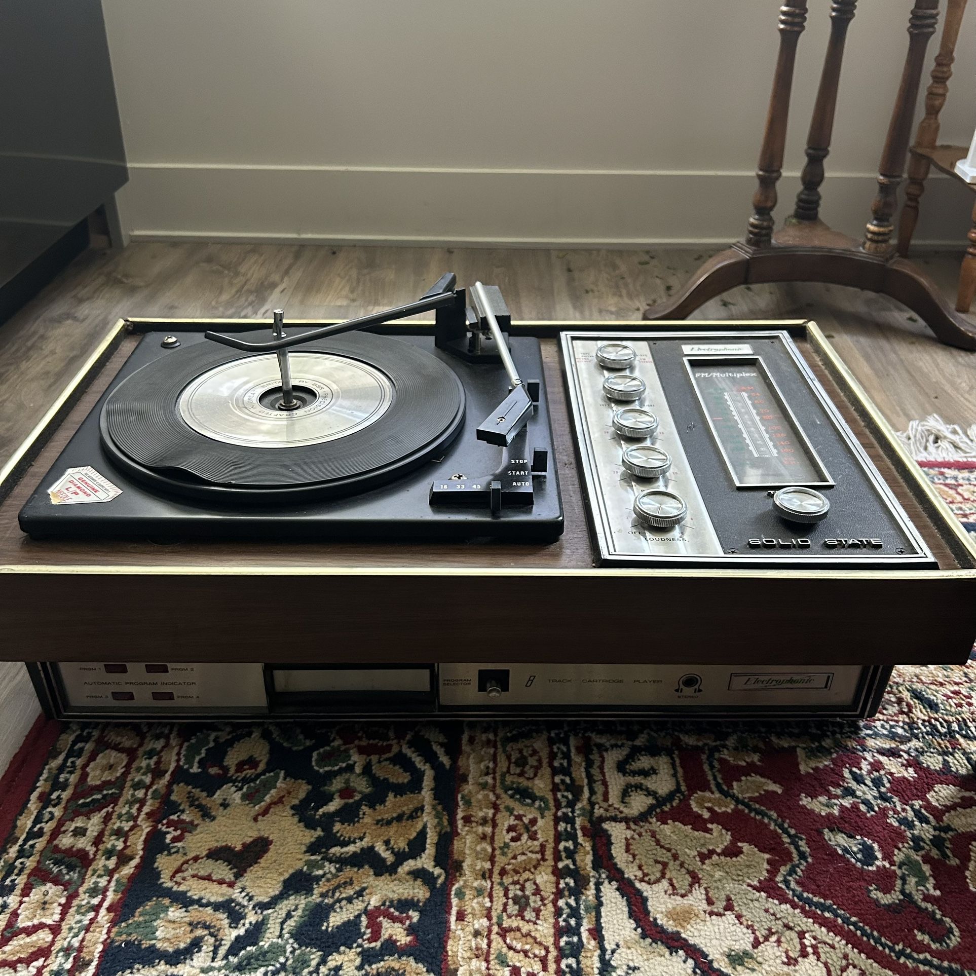 Vintage 1970s Record Player