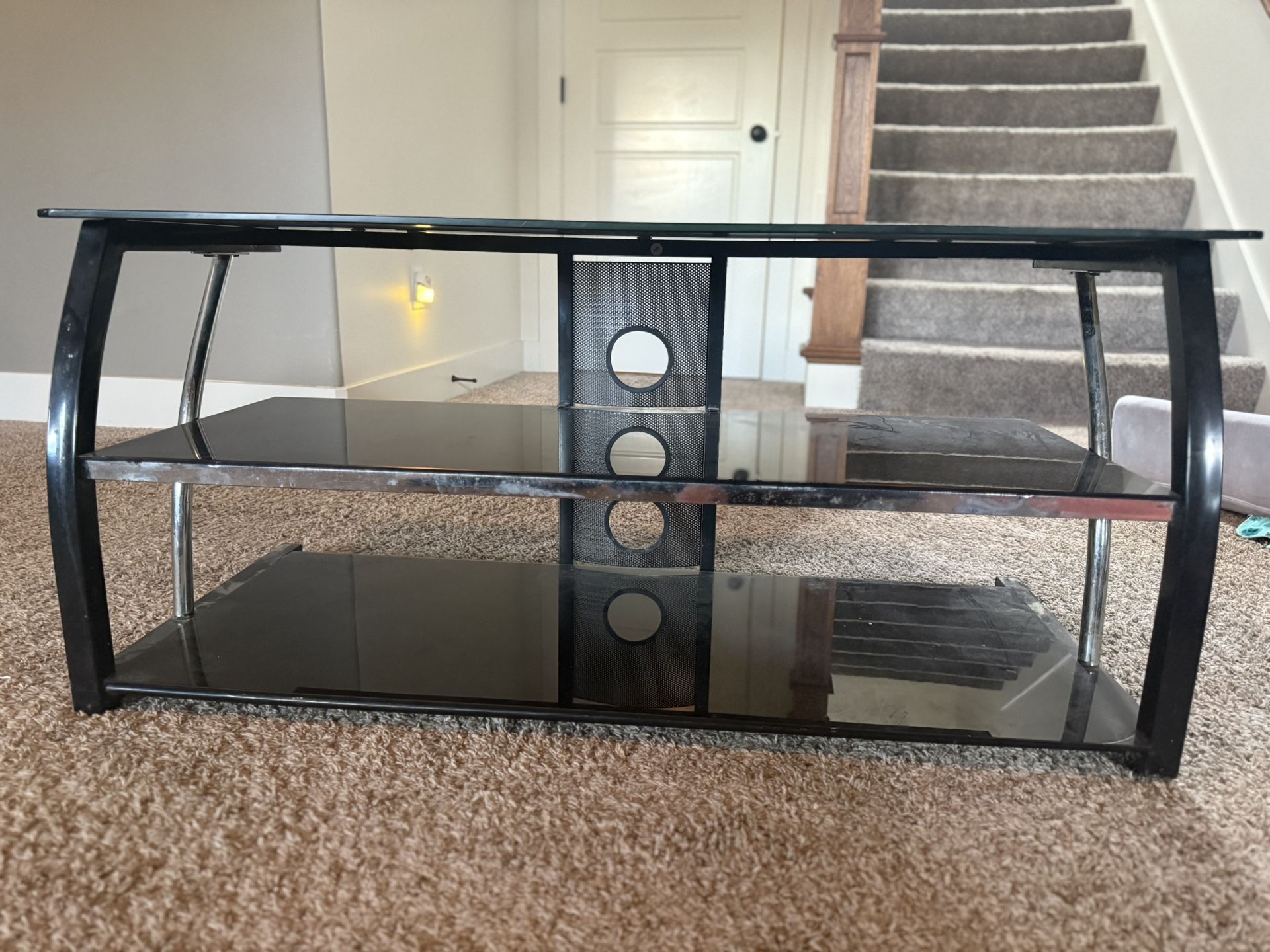 Black TV Stand